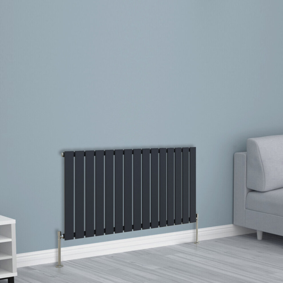 Nrg (600X1020mm Single, ) Horizontal Vertical Flat Panel Designer Radiator Central Heating Radiator Rads Anthracite