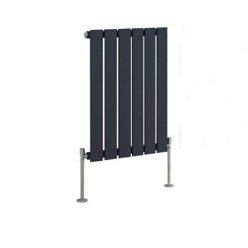 NRG (600x408mm Single, Anthracite) NRG Horizontal Vertical Flat Panel Designer Radiator Central Heating Radiator Rads 1