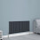 NRG (600x1156mm Single, Anthracite) NRG Horizontal Vertical Flat Panel Designer Radiator Central Heating Radiator Rads 1
