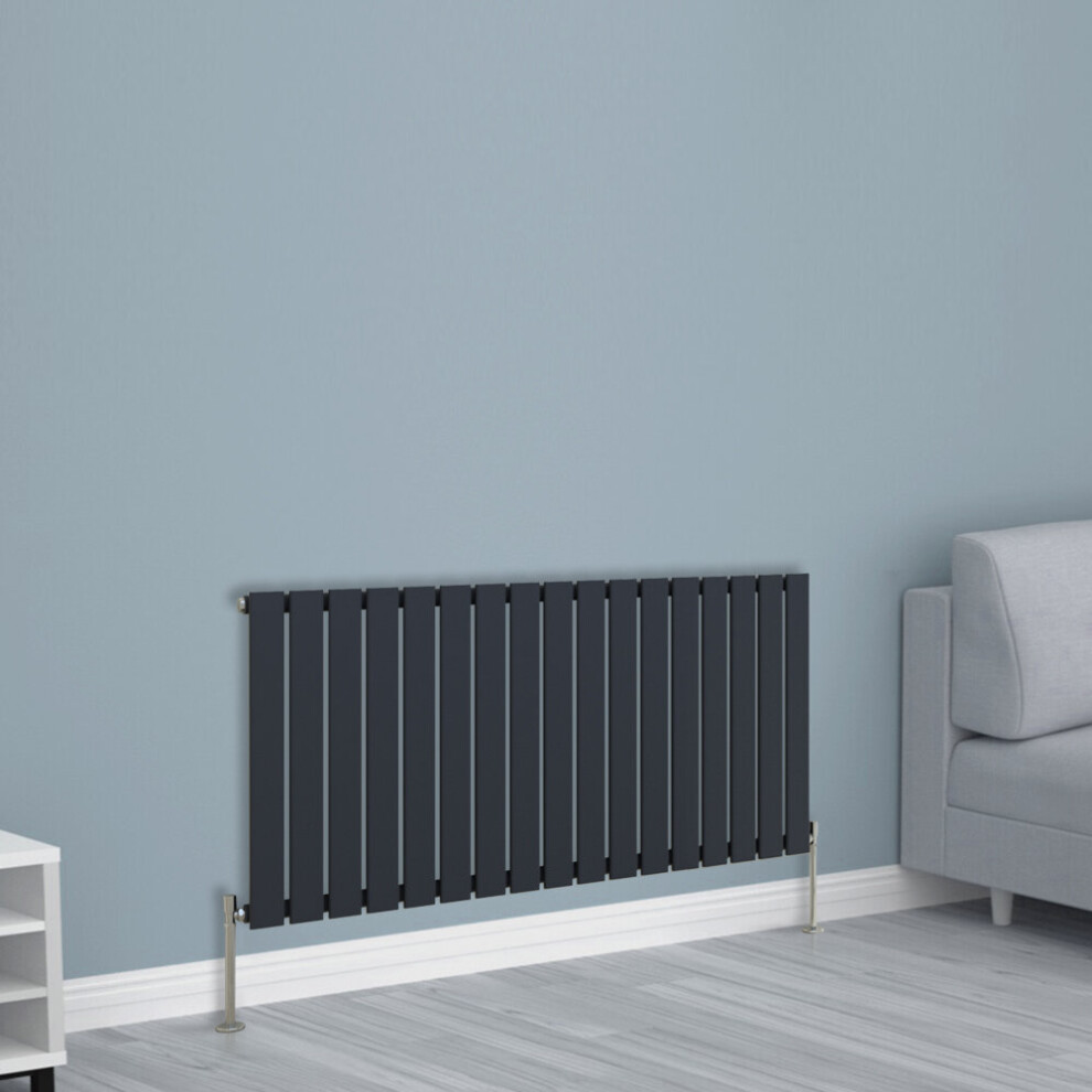 Nrg (600X1156mm Single, ) Horizontal Vertical Flat Panel Designer Radiator Central Heating Radiator Rads Anthracite