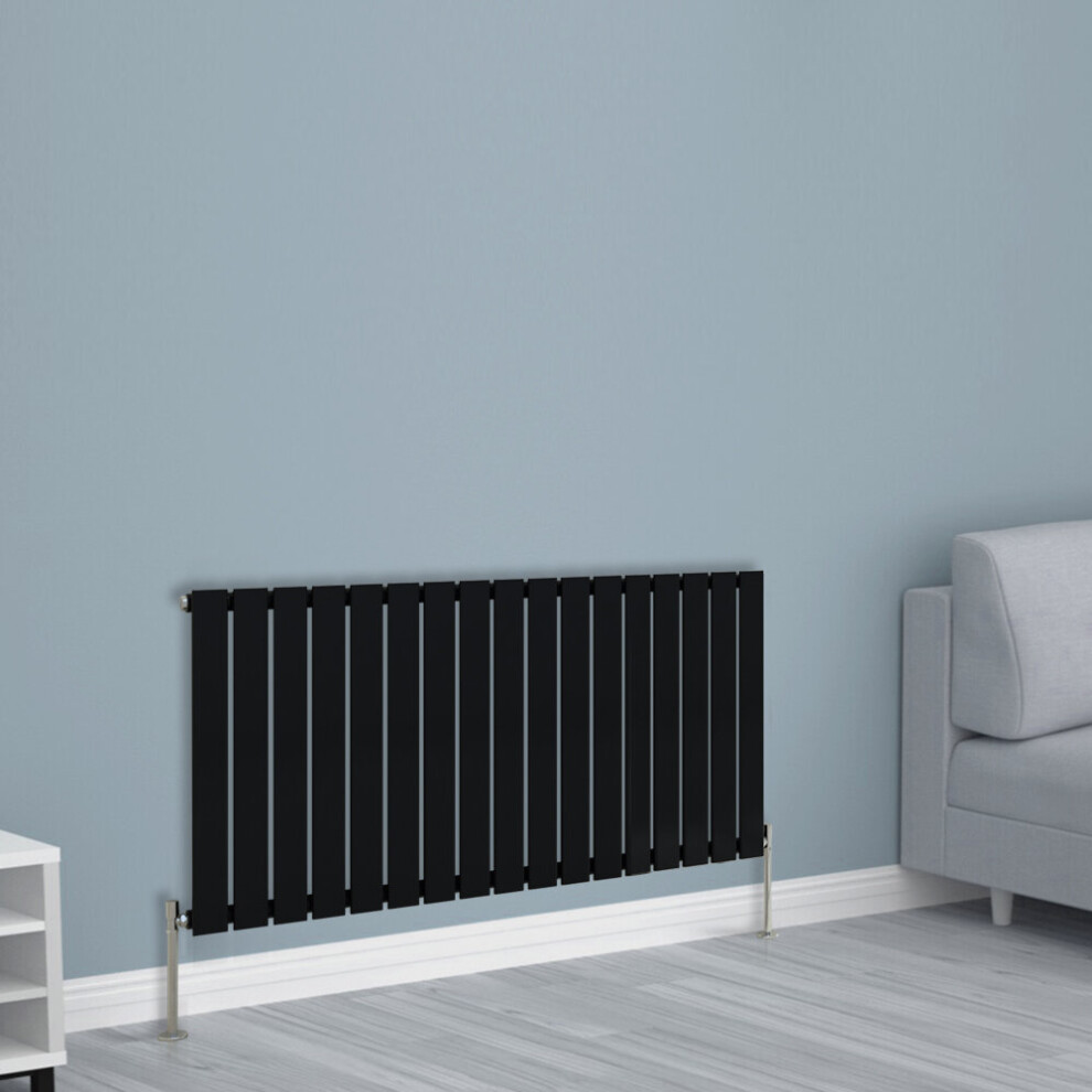 Nrg (600X1156mm Single, ) Horizontal Vertical Flat Panel Designer Radiator Central Heating Radiator Rads Black