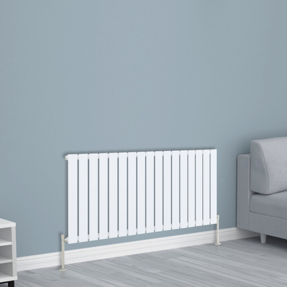 Nrg (600X1156mm Single, ) Horizontal Vertical Flat Panel Designer Radiator Central Heating Radiator Rads White