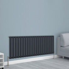(600x1428mm Single, Anthracite) NRG Horizontal Vertical Flat Panel Designer Radiator Central Heating Radiator Rads