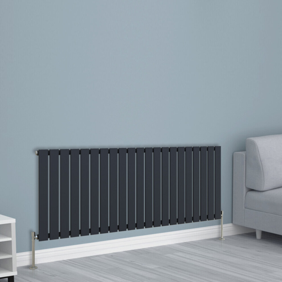 Nrg (600X1428mm Single, ) Horizontal Vertical Flat Panel Designer Radiator Central Heating Radiator Rads Anthracite