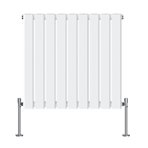 NRG (600x612mm Single, White) NRG Horizontal Vertical Flat Panel Designer Radiator Central Heating Radiator Rads 1