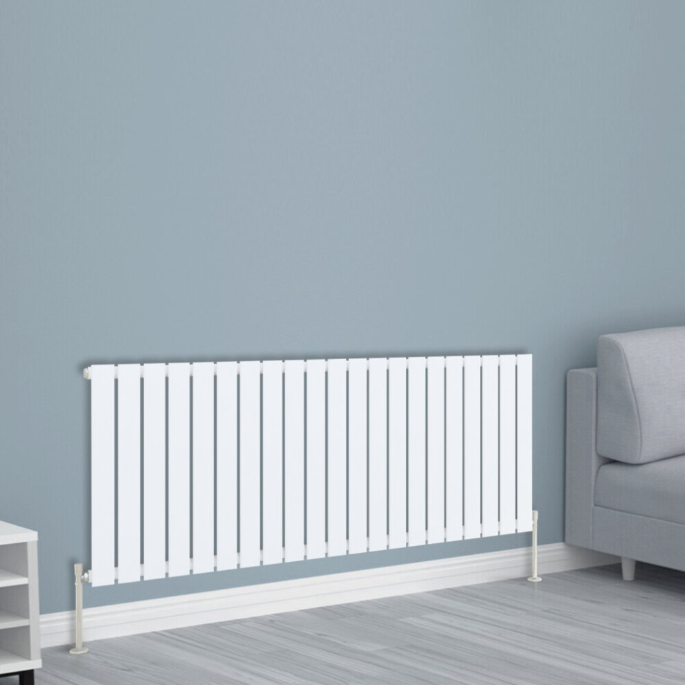 Nrg (600X1428mm Single, ) Horizontal Vertical Flat Panel Designer Radiator Central Heating Radiator Rads White