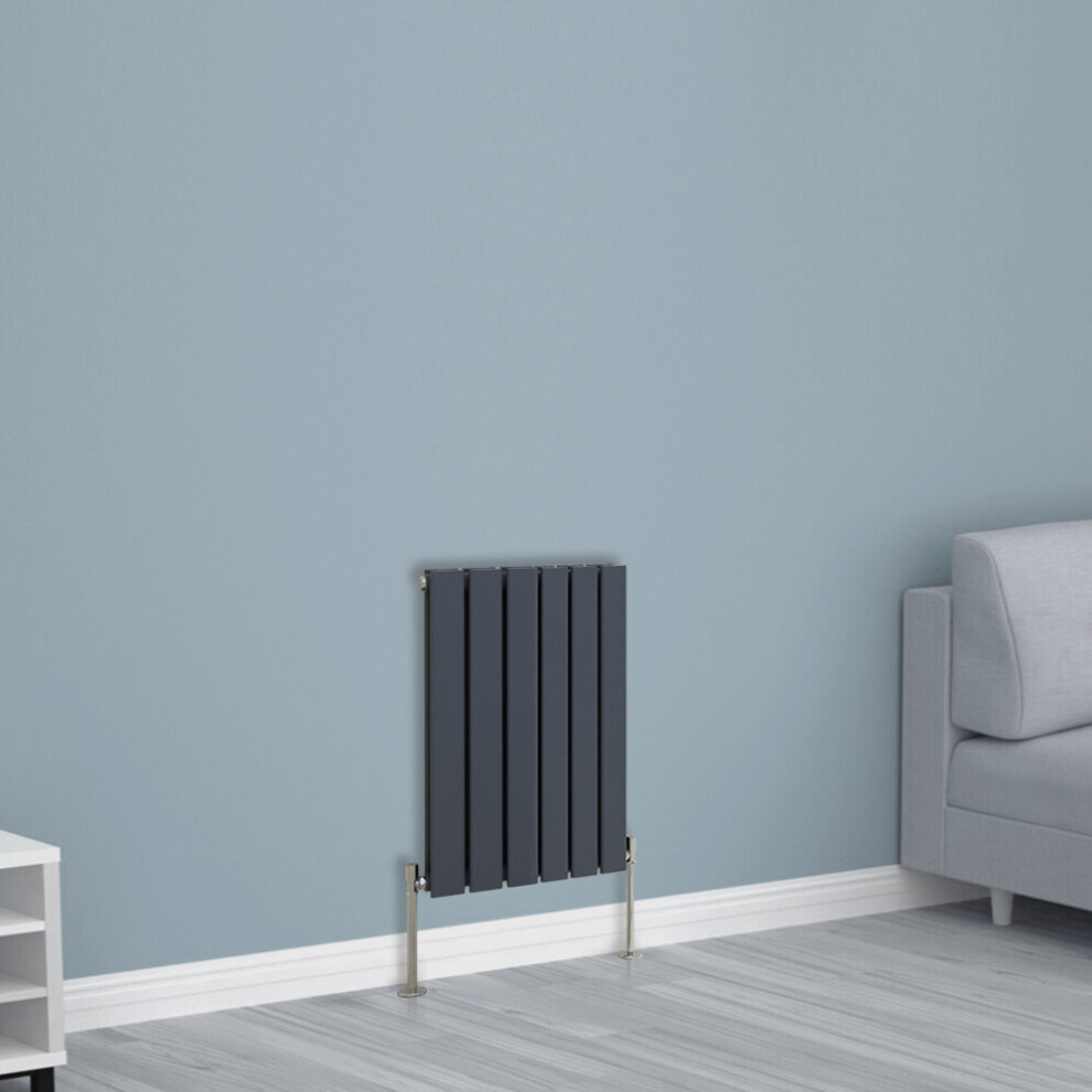 Nrg (600X408mm Double, ) Horizontal Vertical Flat Panel Designer Radiator Central Heating Radiator Rads Anthracite