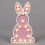 Litecraft Glow Bunny Child's Table Lamp - Pink 2