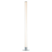 Litecraft Glow Shimmer Floor Lamp Cylinder LED Base - Chrome