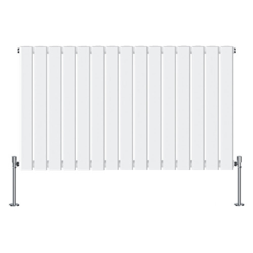 NRG (600x1020mm Single, White) NRG Horizontal Vertical Flat Panel Designer Radiator Central Heating Radiator Rads 1