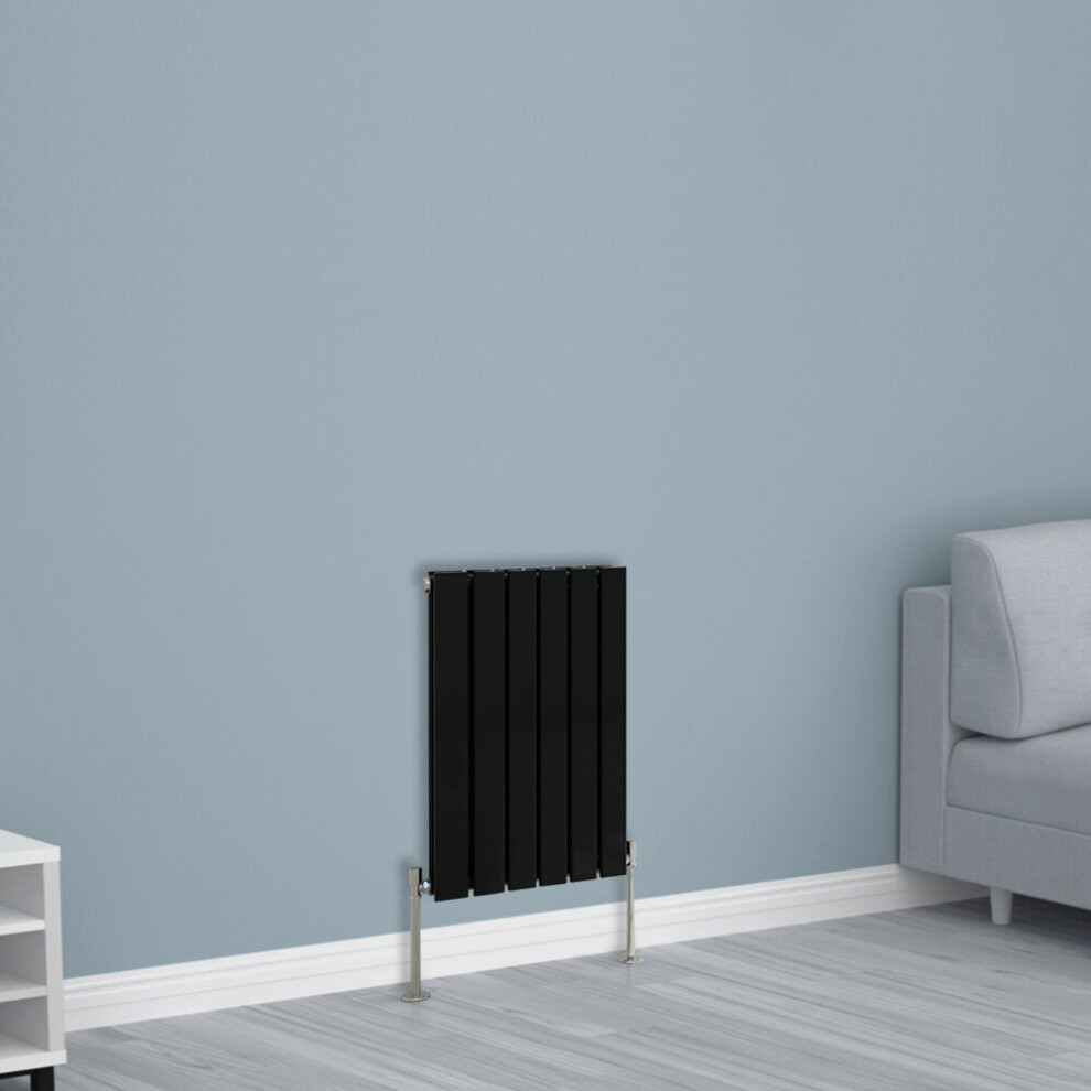 Nrg (600X408mm Double, ) Horizontal Vertical Flat Panel Designer Radiator Central Heating Radiator Rads Black