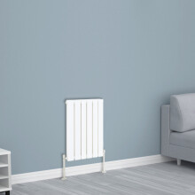 (600x408mm Double, White) NRG Horizontal Vertical Flat Panel Designer Radiator Central Heating Radiator Rads