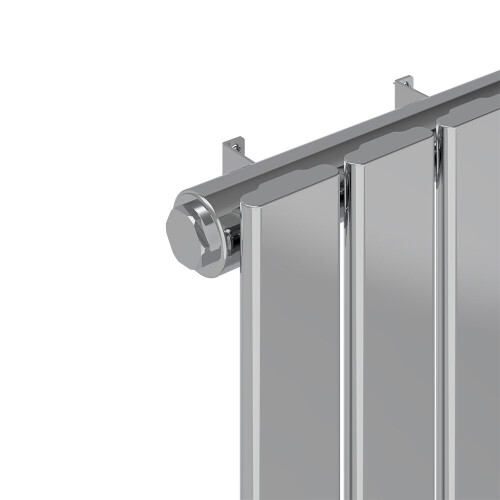 NRG (600x612mm Single, Chrome) NRG Horizontal Vertical Flat Panel Designer Radiator Central Heating Radiator Rads 2