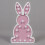 Litecraft Glow Bunny Child's Table Lamp - Pink 3