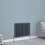 NRG (600x748mm Double, Anthracite) NRG Horizontal Vertical Flat Panel Designer Radiator Central Heating Radiator Rads 1