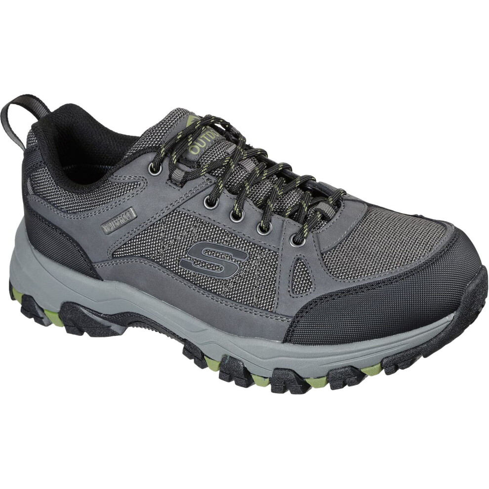 (Charcoal, UK 13) Skechers Selmen Cormack Mens Waterproof Walking Shoes Trainers