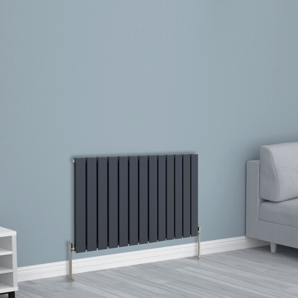 Nrg (600X884mm Double, ) Horizontal Vertical Flat Panel Designer Radiator Central Heating Radiator Rads Anthracite