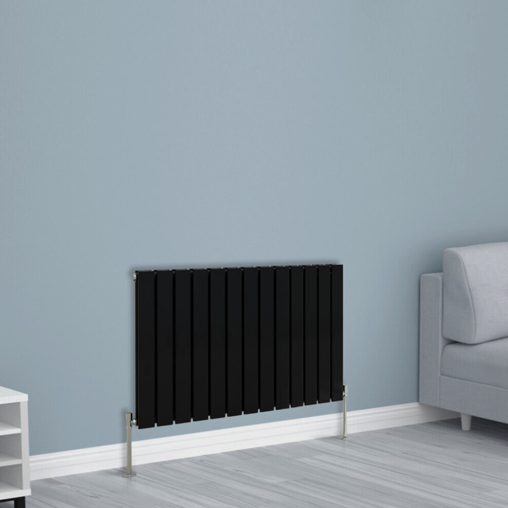 Nrg (600X884mm Double, ) Horizontal Vertical Flat Panel Designer Radiator Central Heating Radiator Rads Black
