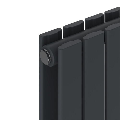NRG (600x612mm Double, Anthracite) NRG Horizontal Vertical Flat Panel Designer Radiator Central Heating Radiator Rads 2
