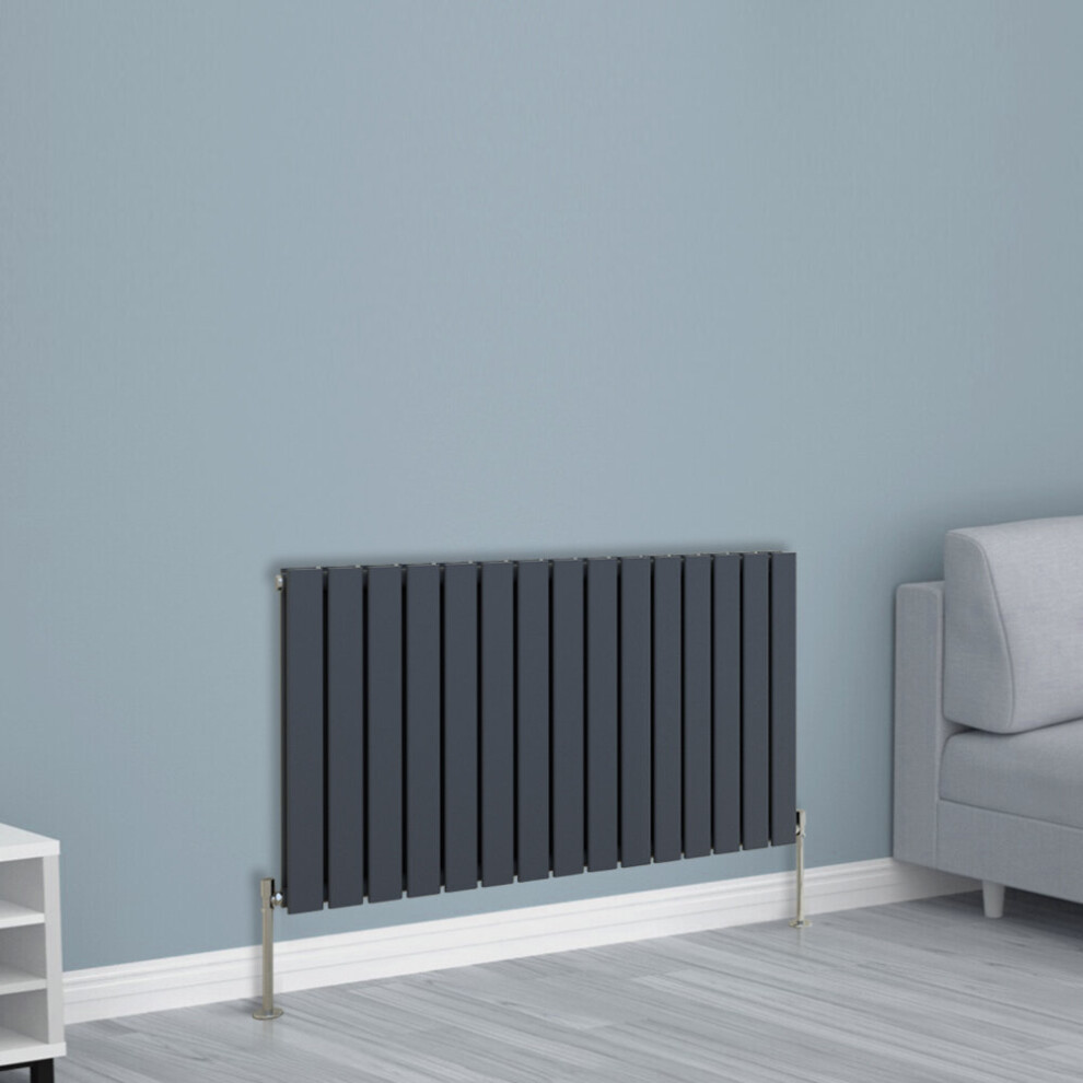 Nrg (600X1020mm Double, ) Horizontal Vertical Flat Panel Designer Radiator Central Heating Radiator Rads Anthracite
