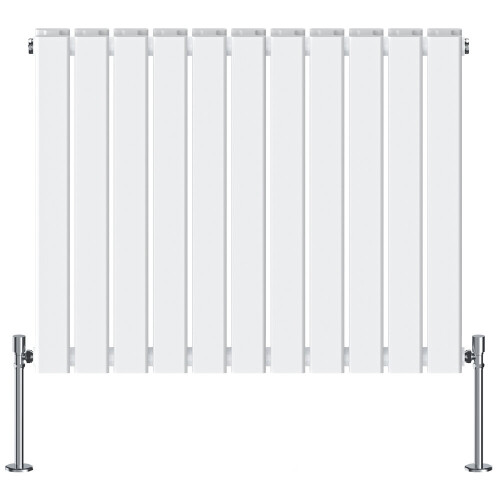 NRG (600x748mm Double, White) NRG Horizontal Vertical Flat Panel Designer Radiator Central Heating Radiator Rads 1