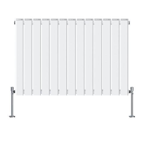 NRG (600x884mm Double, White) NRG Horizontal Vertical Flat Panel Designer Radiator Central Heating Radiator Rads 1