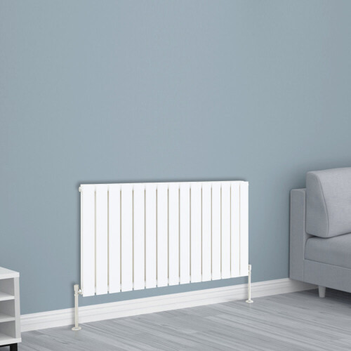 NRG (600x1020mm Double, White) NRG Horizontal Vertical Flat Panel Designer Radiator Central Heating Radiator Rads