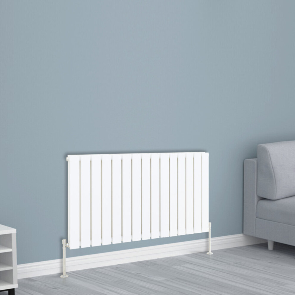 Nrg (600X1020mm Double, ) Horizontal Vertical Flat Panel Designer Radiator Central Heating Radiator Rads White