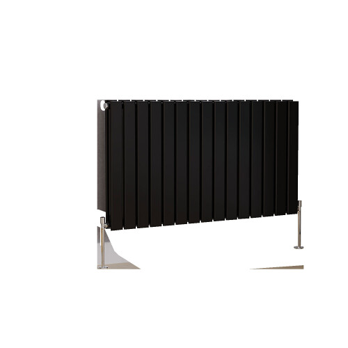 NRG (600x1020mm Double, Black) NRG Horizontal Vertical Flat Panel Designer Radiator Central Heating Radiator Rads 1