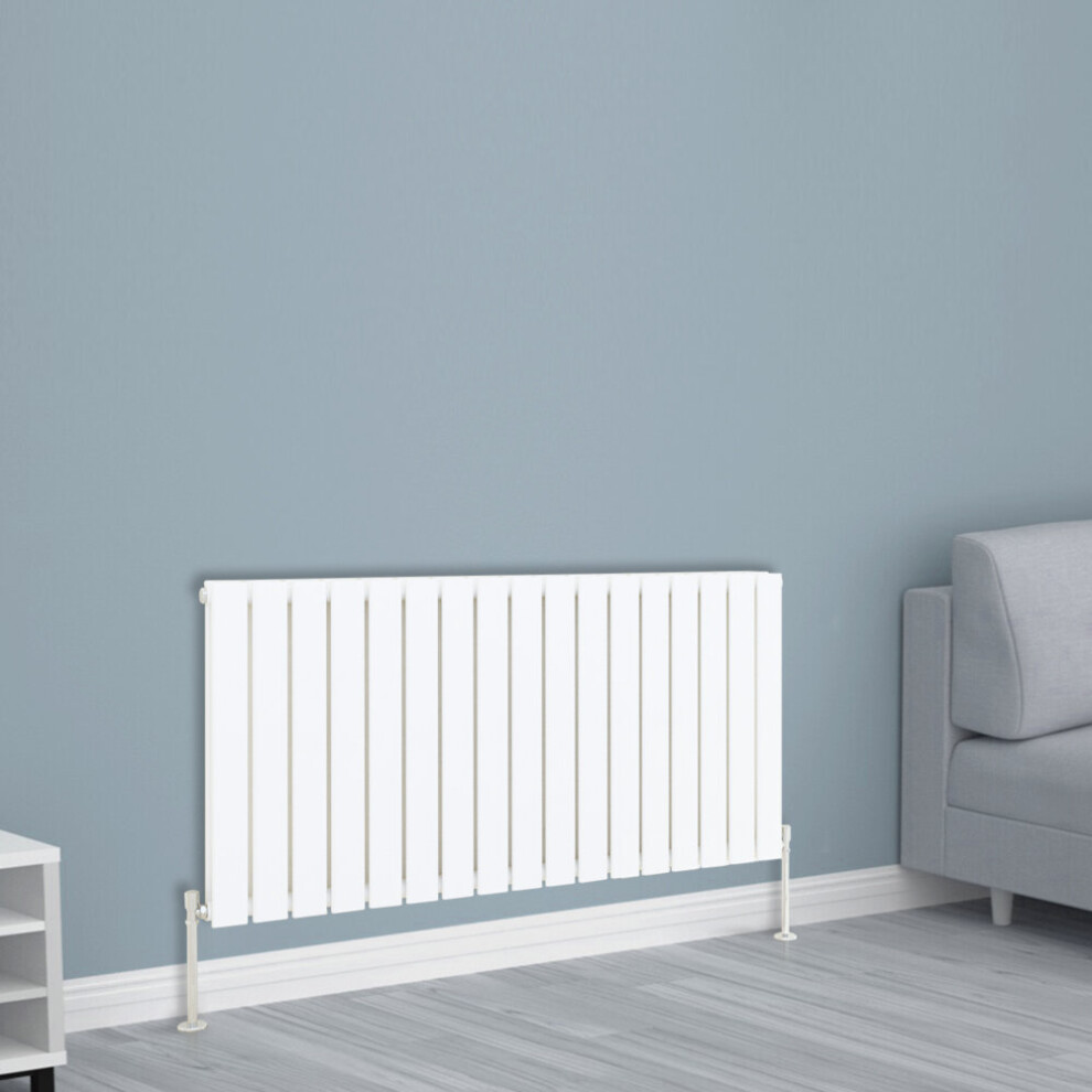 Nrg (600X1156mm Double, ) Horizontal Vertical Flat Panel Designer Radiator Central Heating Radiator Rads White