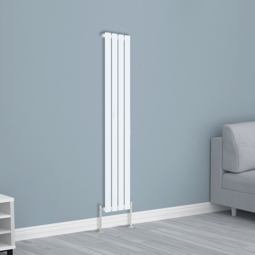 Nrg (1600X272mm Single, ) Horizontal Vertical Flat Panel Designer Radiator Central Heating Radiator Rads White