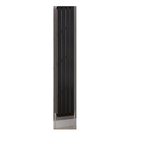 NRG (1600x272mm Single, Black) NRG Horizontal Vertical Flat Panel Designer Radiator Central Heating Radiator Rads 1