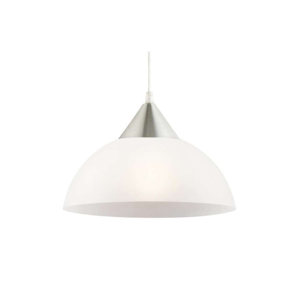 18.5 x 11.83 x 11 in. Amaris Brushed Nickel Ceiling Light