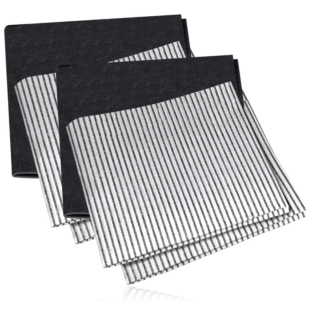Spares2go Cooker Hood Filter Kit For Stoves Vent Extractor Fan (4 X Grease + 2 X Carbon Filters)