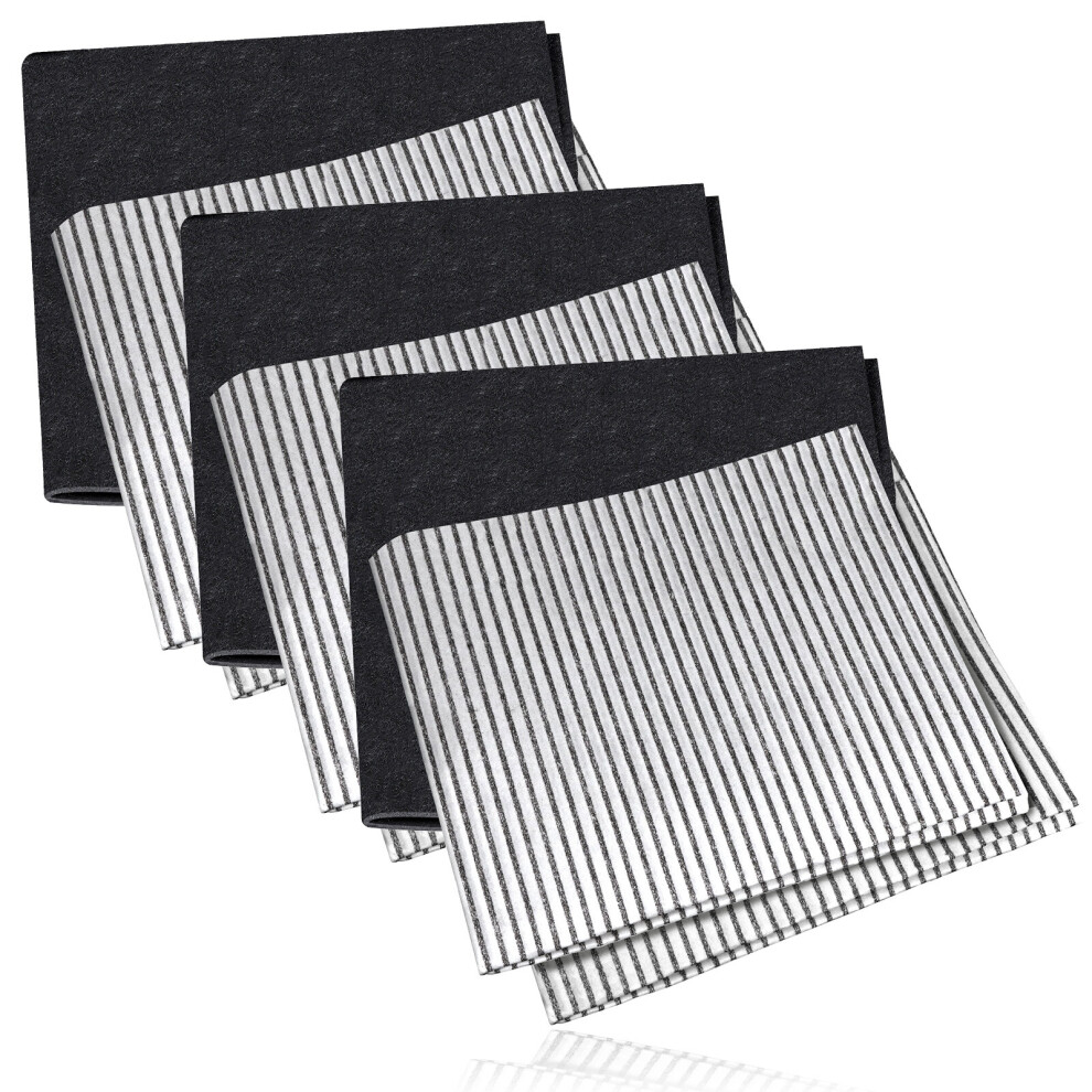 Spares2go Cooker Hood Filter Kit For De Dietrich Vent Extractor Fan (6 X Grease + 3 X Carbon Filters)