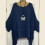 (M, navy blue) Spring Summer Confortable  Plus Size Blouses 7