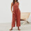 Long Wide Leg Strappy Jumpsuit 5