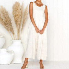 Long Wide Leg Strappy Jumpsuit