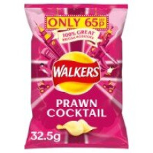 Walkers Prawn Cocktail Crisps 32.5g (32 x 32.5g)