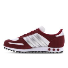 (UK 9) Adidas Originals LA Trainer , Men's Maroon-White