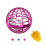 (Purple) Pro Flying Ball Space Orb Magic Mini Drone UFO 1