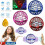 (Blue) Pro Flying Ball Space Orb Magic Mini Drone UFO 7