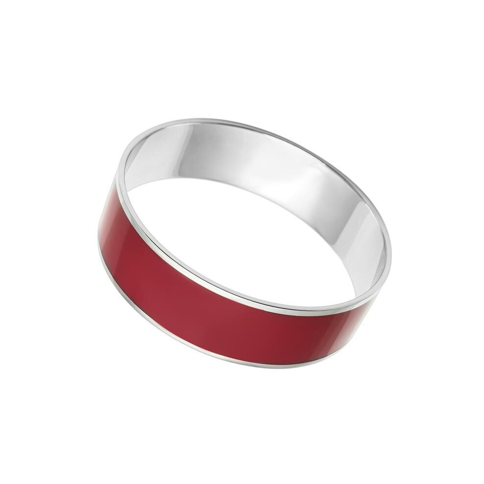 Photos - Bracelet 8 in. High Polished No Plating Stainless Steel Bangle with Epoxy, Siam