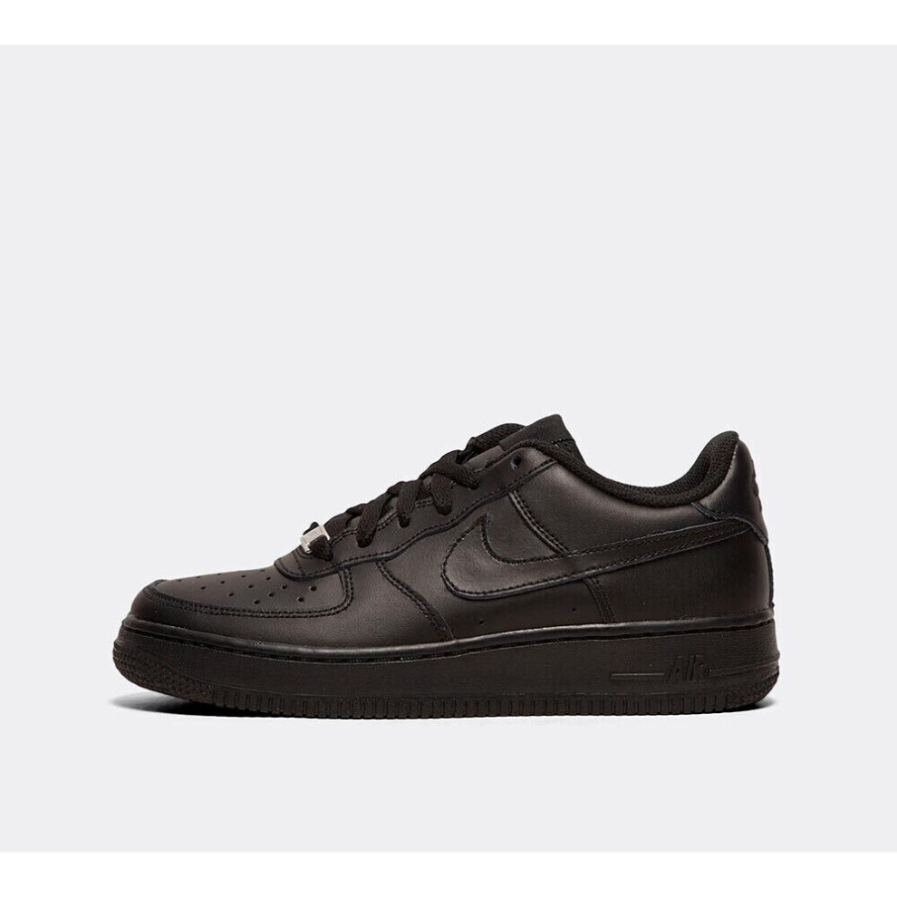 (Black UK 3) Nike Air Force 1, UK sizes 3 - 6 (Teen and Adults)