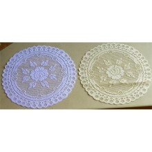 16 in. European Lace Doily, Ivory