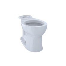 C243EF No.01 Entrada Universal Height Round Toilet Bowl, Cotton White