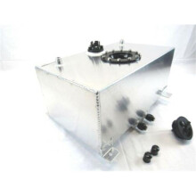 8 gal Aluminum Fuel Cells with Sender, Polished