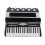 (Black) Mini Accordion Model Realistic Musical Instrument Model With Storage Box 2