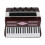 (Red) Mini Accordion Model Realistic Musical Instrument Model With Storage Box 2