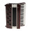 (Red) Mini Accordion Model Realistic Musical Instrument Model With Storage Box 1